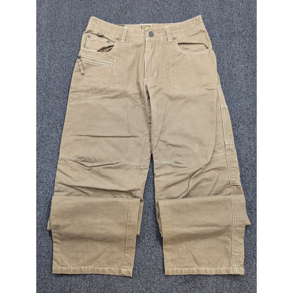 Kuhl Pants Mens 32 x 32 Crag Series Camp Brown Outdoor Hiking Trail Rugged - Picture 2 of 12